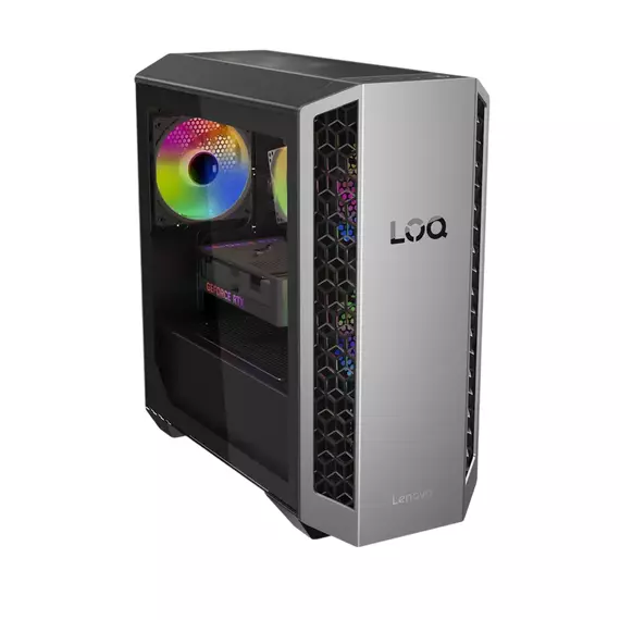 Sistem Desktop PC Lenovo LOQ Tower 26ADR10, Turn, AMD Ryzen 7 8745HX, 32GB/1024GB, nVIDIA GeForce RTX 5060 Ti, 3 image