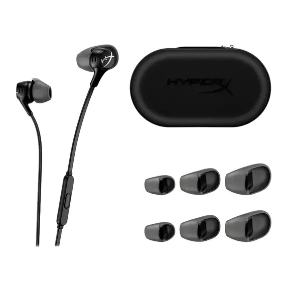 Căști HyperX Cloud Earbuds II, Cu fir, Negru, 4 image