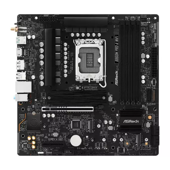Placă de bază ASRock B860M PRO-A WIFI, LGA1851, Intel B860, Micro-ATX, 6 image