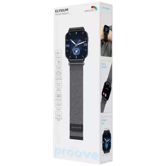 Smart Watch Proove Elysium Black Glossy, 4 image