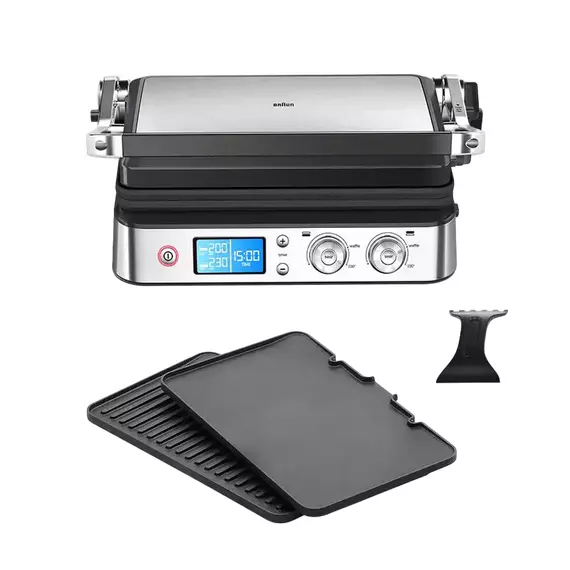 Grătar electric Braun CG 9040, 2000W, Negru | Oţel inoxidabil, 3 image