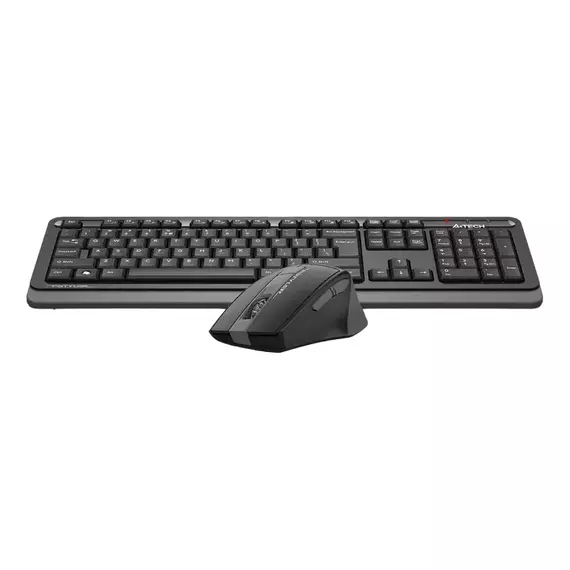 Set Tastatură + Mouse A4Tech FG1035, Fără fir, Negru | Gri, 2 image