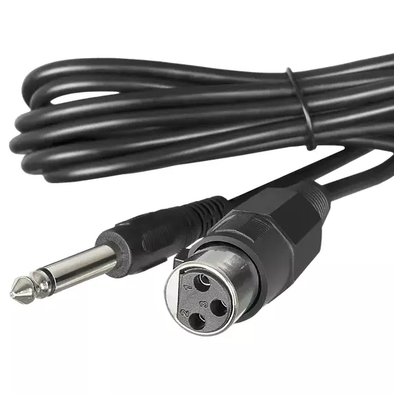 Microfon Karaoke SVEN MK-130, Cu fir, Negru, 4 image