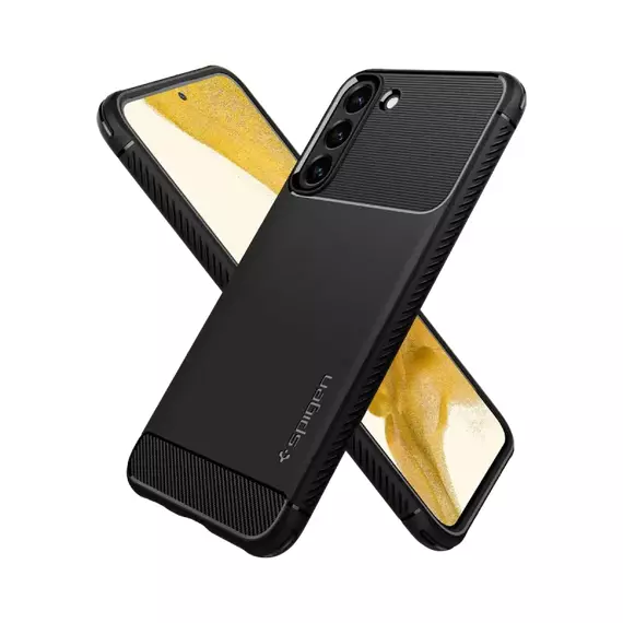 Husă Spigen Samsung S22, Rugged Armor, Negru mat, 4 image