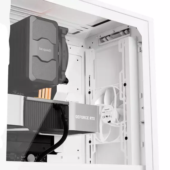 Carcasă PC be quiet! Pure Base 501 Airflow, Midi-Tower, Fără PSU, Alb, 4 image