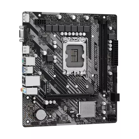 Placă de bază ASRock H610M-HDV/M.2 R2.0, LGA1700, Intel H610, Micro-ATX, 4 image