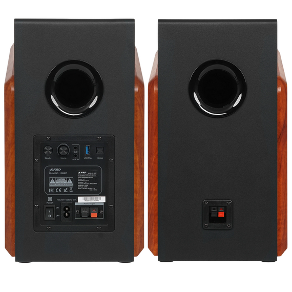 Sistem audio 2.0 CH F&D R60BT, Negru, 3 image