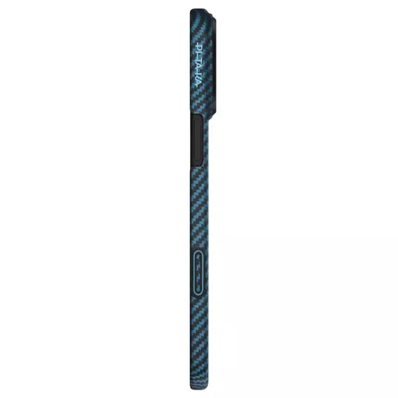 Husă Pitaka Ultra-Slim pentru Apple iPhone 17 Pro Max, Negru | Albastru, 3 image