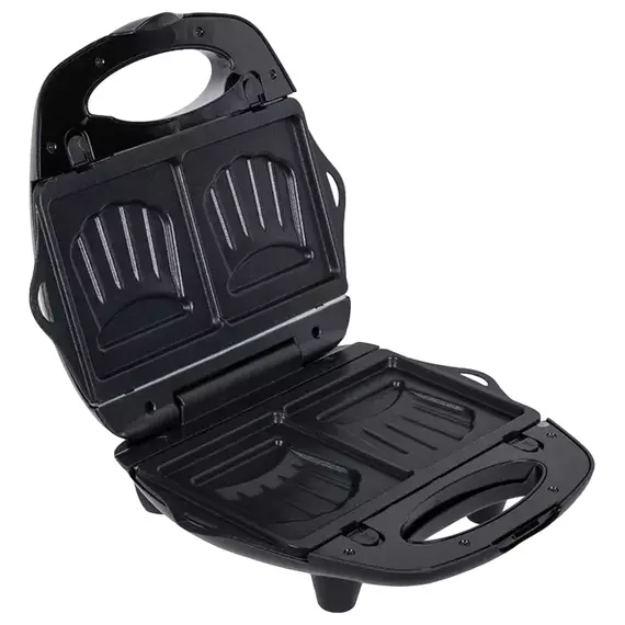 Aparat pentru sandwich multifunctional Tefal BreakTime SW614831, Negru | Argintiu, 5 image