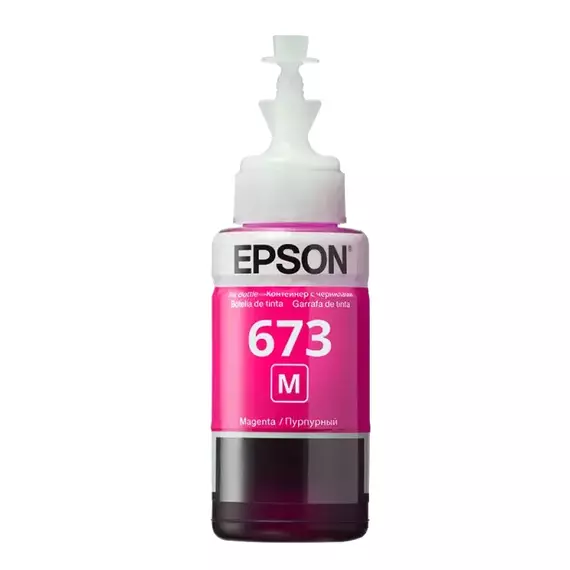 Recipient de cerneală Epson T673, 70ml, Magenta, 2 image