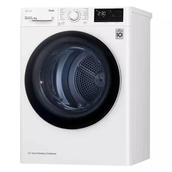 Uscător de rufe LG RH80V3AV6N, 8kg, Alb, 6 image