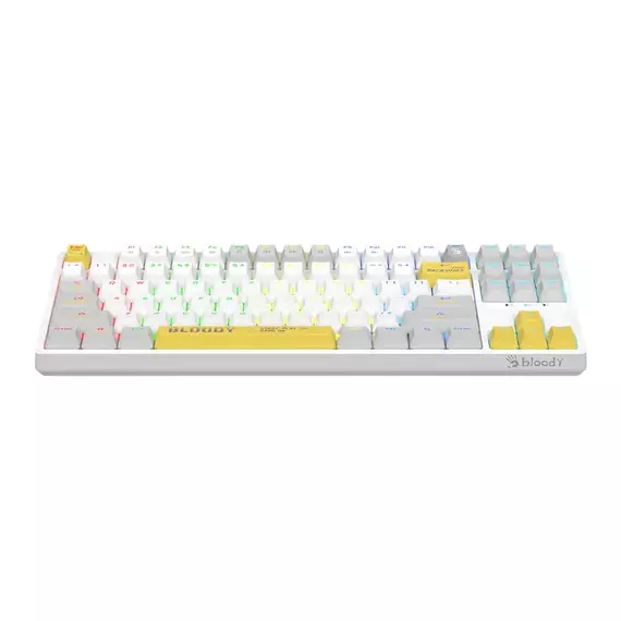 Tastatură Bloody S87, Cu fir, Alb, 4 image