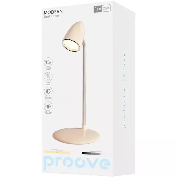 Lampa de birou Proove Modern, Bej, 7 image
