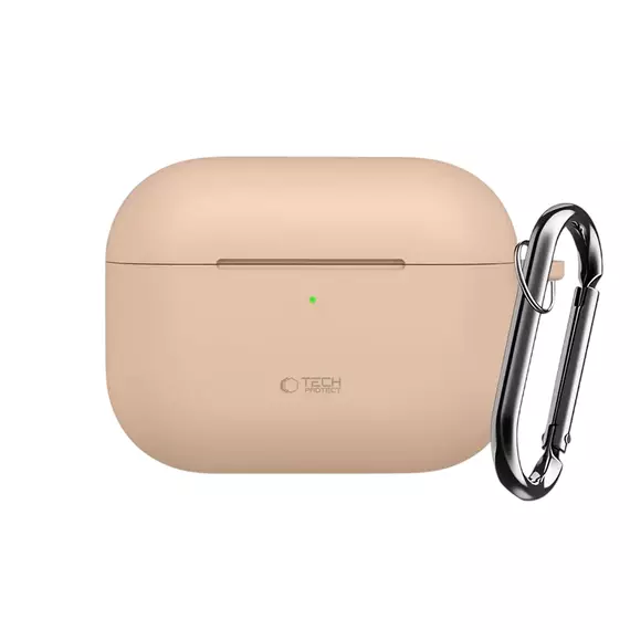 Husă pentru Airpods Tech Protect Hook Apple Airpods Pro 3, Caffe Latte, 2 image