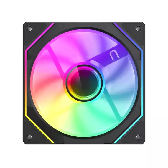PC Case Fan GAMEMAX FN12A-S8I-R, Reversed, 120mm, ARGB, 24 LED, 9 blades, PWM, 