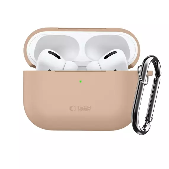 Husă pentru Airpods Tech Protect Hook Apple Airpods Pro 3, Caffe Latte, 3 image