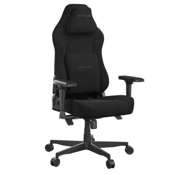 Scaun Gaming HATOR Darkside 3L Pro, Textil, Negru, 5 image