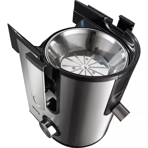Storcător de fructe și legume Gorenje JC900E, Negru Inox, 2 image