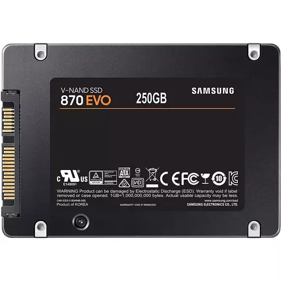 Unitate SSD Samsung 870 EVO MZ-77E250, 250GB, 2 image