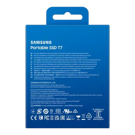 SSD portabil extern Samsung T7, 4 TB, Titan Gray (MU-PC4T0T/WW), 6 image