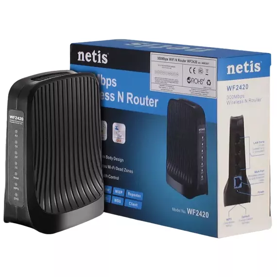 Router fără fir Netis WF2420, Negru, 5 image