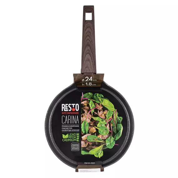 Tigaie pentru clătite RESTO 93025, 24cm, Negru, 6 image