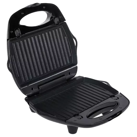 Aparat pentru sandwich multifunctional Tefal BreakTime SW614831, Negru | Argintiu, 4 image
