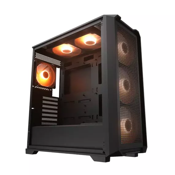 Carcasă PC Cougar MX600 Air PRO, Midi-Tower, Fără PSU, Negru, 5 image