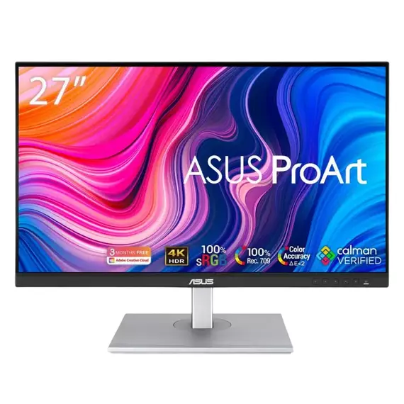 27" Monitor ASUS PA278CV, IPS 2560x1440 WQHD, Negru | Argintiu, 6 image