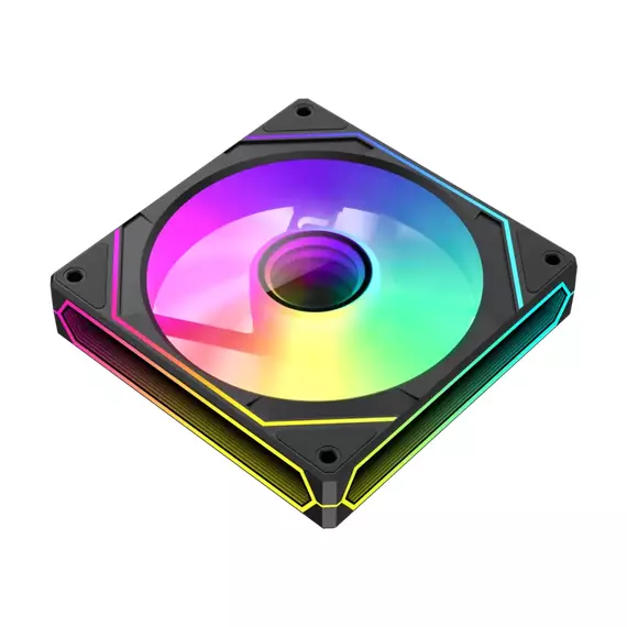 PC Case Fan GAMEMAX FN12A-S8I-R, Reversed, 120mm, ARGB, 24 LED, 9 blades, PWM, 