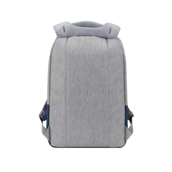 Rucsac pentru Laptop RivaCase Prater, 15.6", Poliester, Gri/Albastru, 7 image