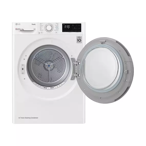 Uscător de rufe LG RH80V3AV6N, 8kg, Alb, 7 image
