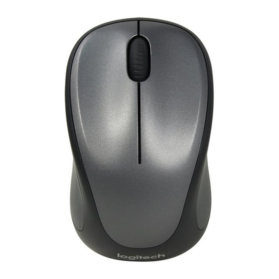 Mouse Wireless M235 Red, Silver / Black
