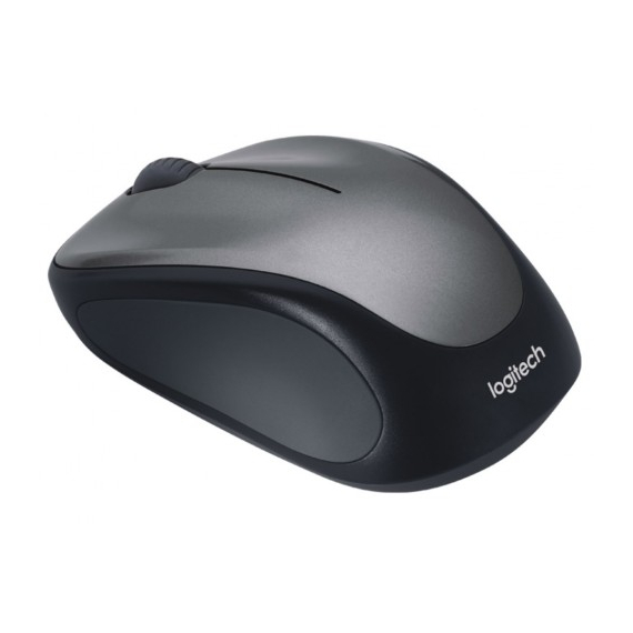 Mouse Wireless M235 Red, Silver / Black, 3 image