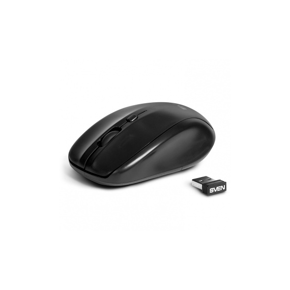 Mouse Wireless SVEN RX-305, Black, 2 image