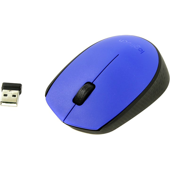 Mouse Wireless Logitech M171, Blue, 2 image