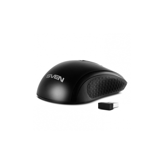 Mouse Wireless SVEN RX-220W, Black, 3 image
