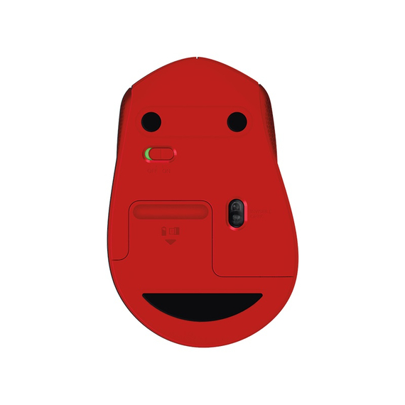 Mouse Wireless Logitech M330 Silent Plus, Red, 5 image