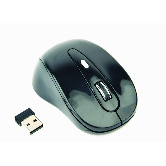 Mouse Wireless Gembird MUSW-6B-01, Black, 3 image