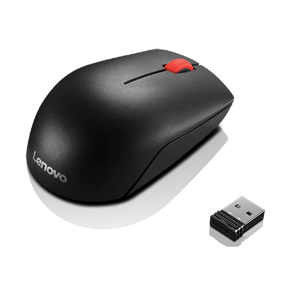 Mouse Wireless Lenovo Essential Compact, Black, 3 image