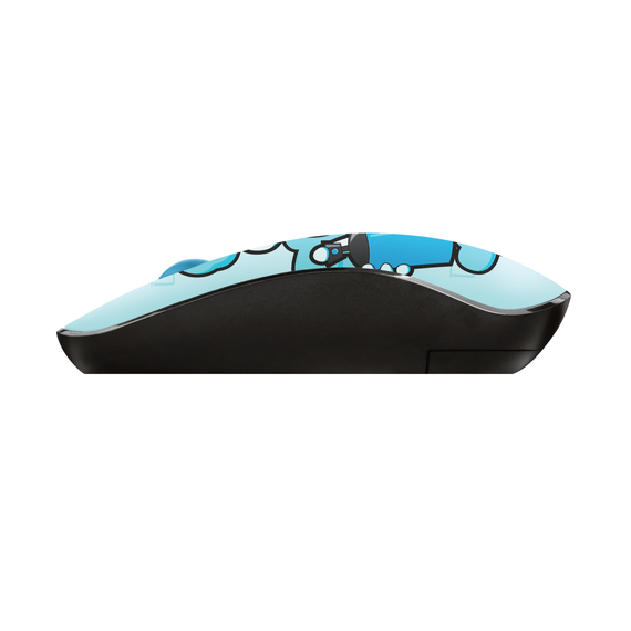 Mouse Wireless Trust Sketch, Blue, 3 image
