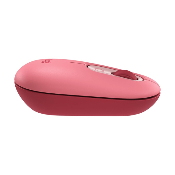 Mouse Wireless Logitech POP with Customizable Emoji, Rose, 4 image