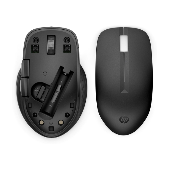 Mouse Wireless HP 435, Black, 6 image