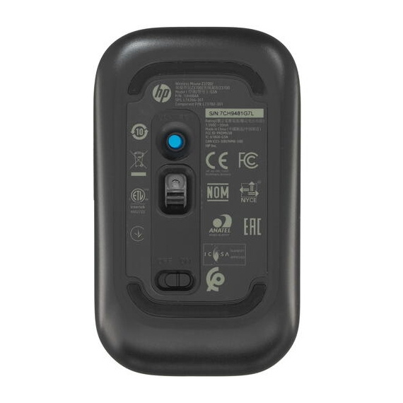 Mouse Wireless HP Z3700, Blue, 5 image