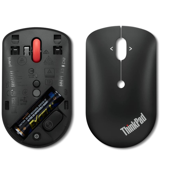 Mouse Wireless Lenovo ThinkPad, Black, 6 image