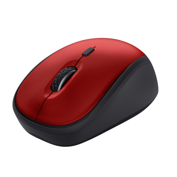 Mouse Wireless Trust Yvi + Eco, Red, 2 image