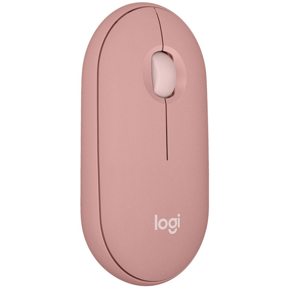 Mouse Wireless Logitech Pebble 2 M350s, Tonal Rose, 3 image