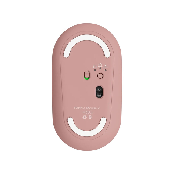 Mouse Wireless Logitech Pebble 2 M350s, Tonal Rose, 5 image