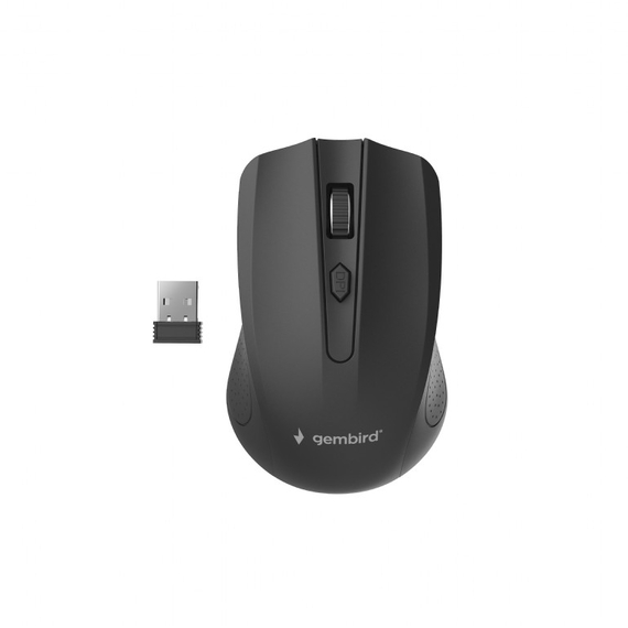 Mouse Wireless Gembird MUSW-4B-04, Black