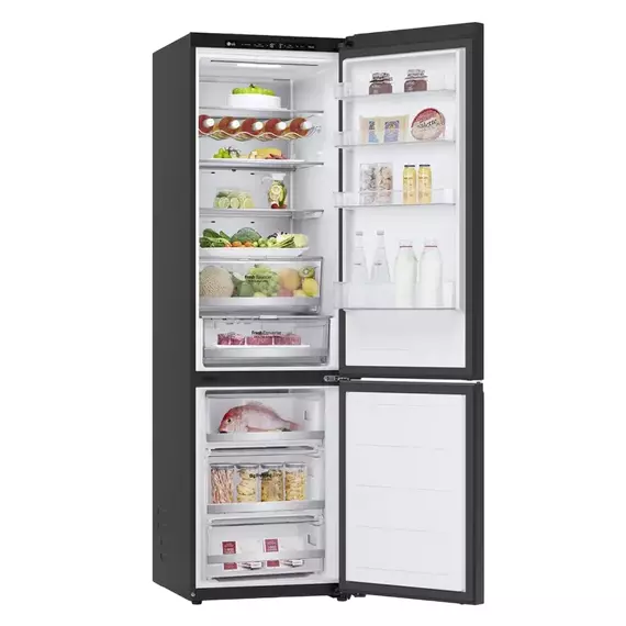 Frigider LG GBB72BM9DQ, DoorCooling+, Negru, 4 image